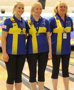 1 место у девушек - Cajsa Wegner, Filippa Persson, Coach Eva Larsson